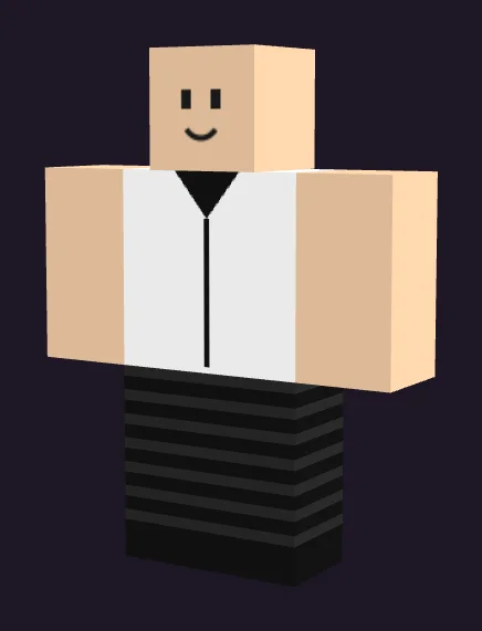 Monochrome Roblox outfit made with the Skinomics outfit maker